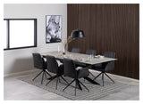 Irwine, spisebord 200/240cm - grå - Unoliving.com