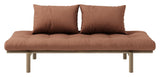 Pace Daybed Sovesofa, Brun lakeret fyrretræ, Clay Brown - Unoliving.com