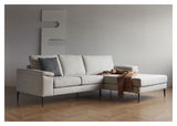 Nabbe 3-pers. Sofa m. chaiselong, højre, Sand stof - Unoliving.com