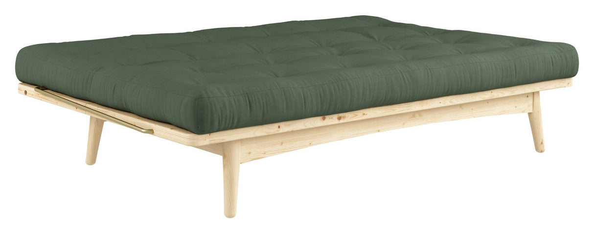 Folk Sovesofa, Fyrretræ/Olive Green - Unoliving.com