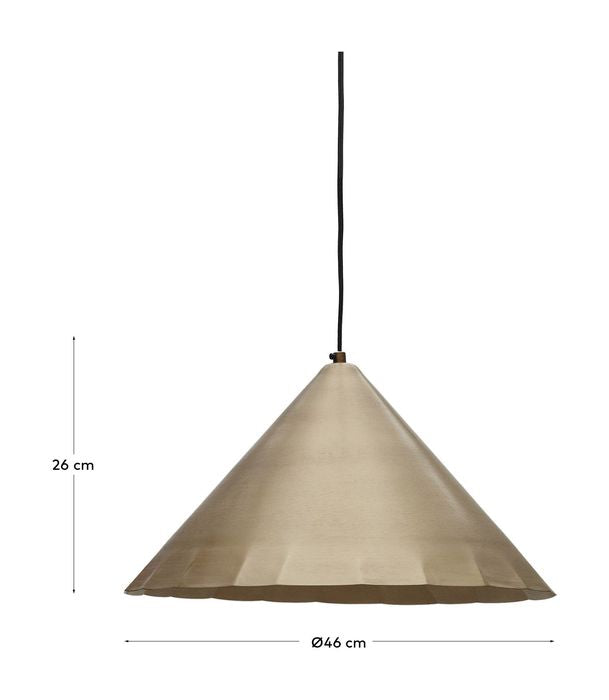 Parlava Loftslampe, Messing, Ø46 - Unoliving.com