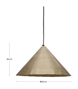 Parlava Loftslampe, Messing, Ø46 - Unoliving.com