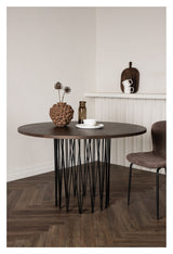 Stone Spisebord Ø120 - Mocca - Unoliving.com