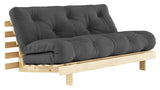 Roots 160 Sovesofa, Fyrretræ/Dark Grey, - Unoliving.com