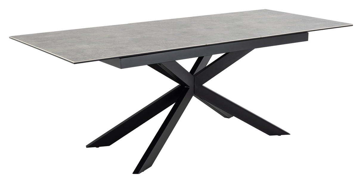 Irwine, spisebord 168/210cm - grå - Unoliving.com