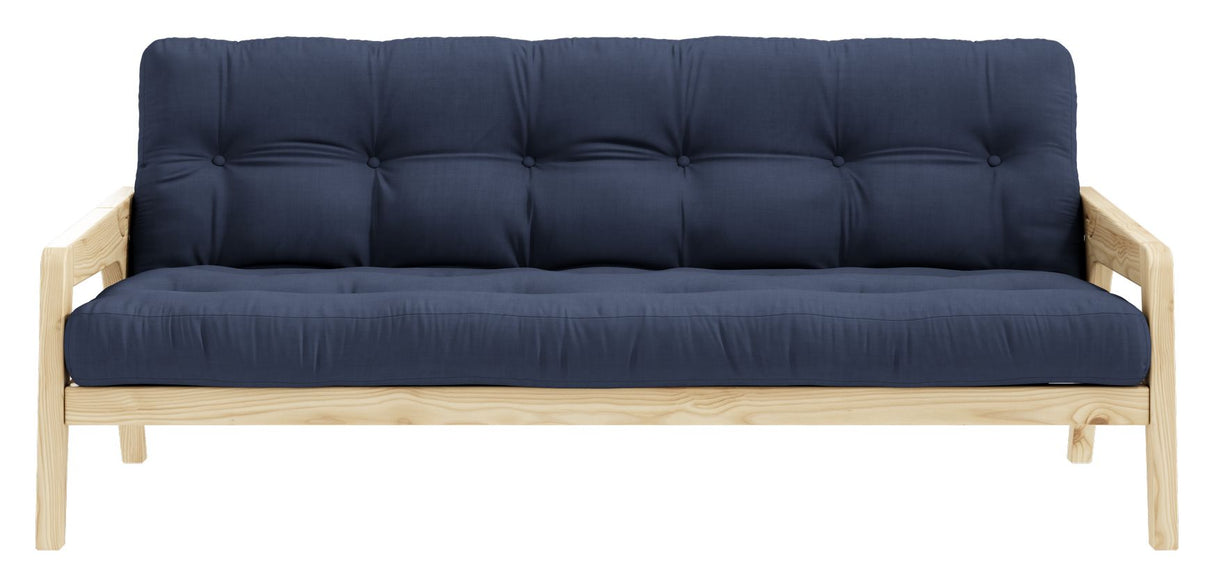 Grab Sovesofa, Fyrretræ/Navy - Unoliving.com