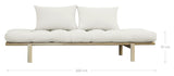 Pace Daybed, 75x200, Bordeaux - Unoliving.com