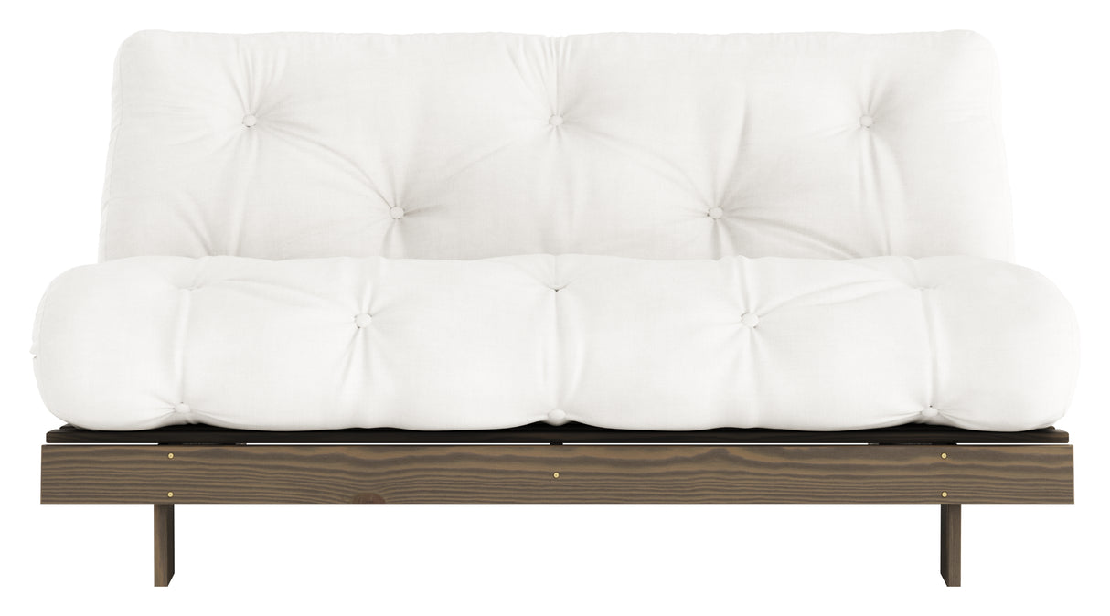 Roots 160 Sovesofa, Brun lakeret fyrretræ, Natural - Unoliving.com