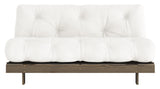 Roots 160 Sovesofa, Brun lakeret fyrretræ, Natural - Unoliving.com