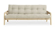 GRAB Sovesofa 130x200, Fyrretræ/Beige - Unoliving.com