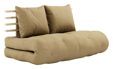 Shin Sano Futon Sofa, Fyrretræ/Beige - Unoliving.com