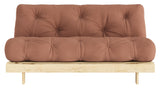 Roots 160 Sovesofa, Fyrretræ/Ler brun, - Unoliving.com