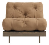 Roots 90 Sovesofa, Brun lakeret fyrretræ, Mocca - Unoliving.com