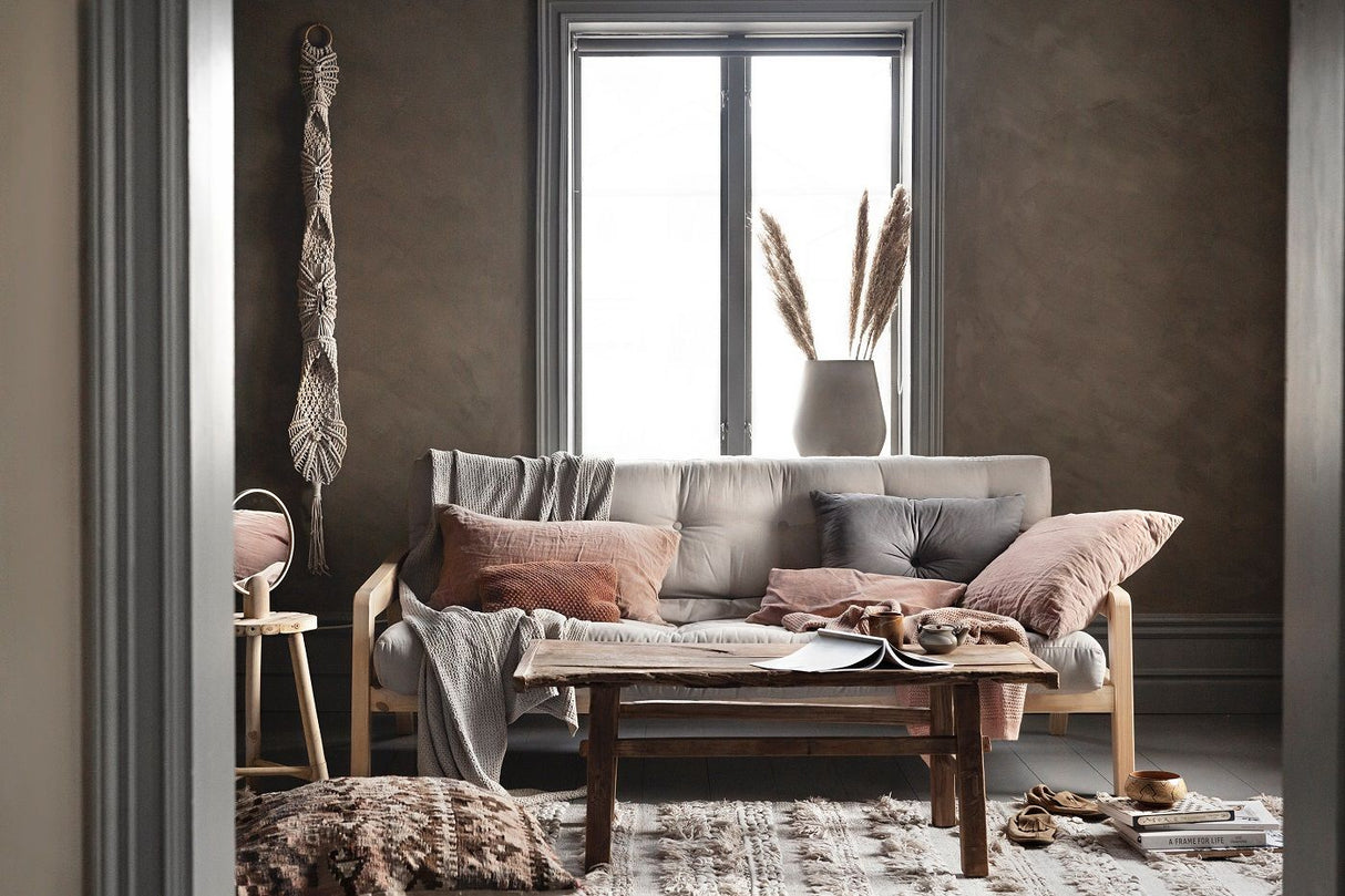 GRAB Sovesofa 130x200, Natur/Linen - Unoliving.com