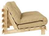 Roots 160 Sovesofa, Fyrretræ/Wheat beige,