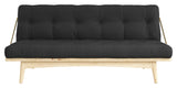 Folk Sovesofa, Fyrretræ/Dark Grey - Unoliving.com