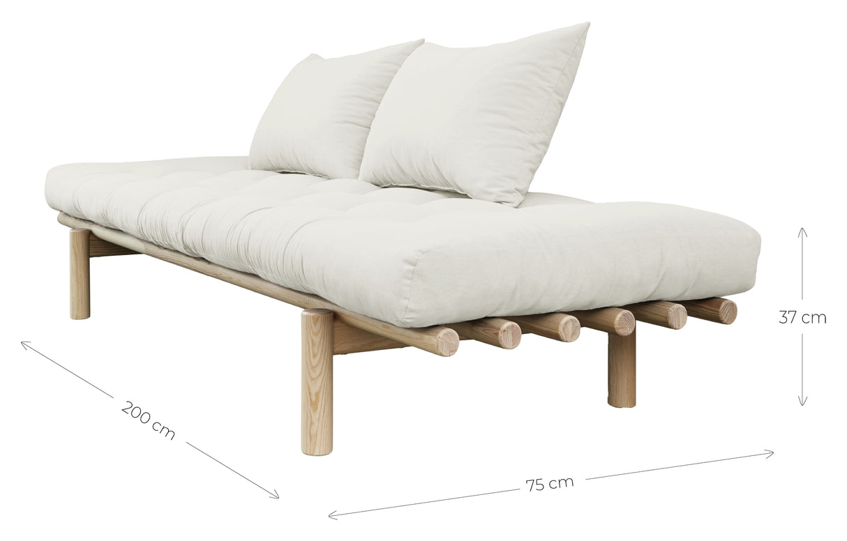 Pace Daybed, Fyrretræ/Beige - Unoliving.com