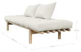 Pace Daybed, Fyrretræ/Ler brun - Unoliving.com