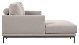 Galene 3-pers. Sofa m. højrevendt chaiselong, B254, Beige chenille - Unoliving.com