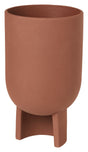 Serene Blomsterkrukke, M, Rød Terracotta - Unoliving.com