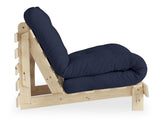 Roots 90 Sovesofa, Navy/Natur - Unoliving.com