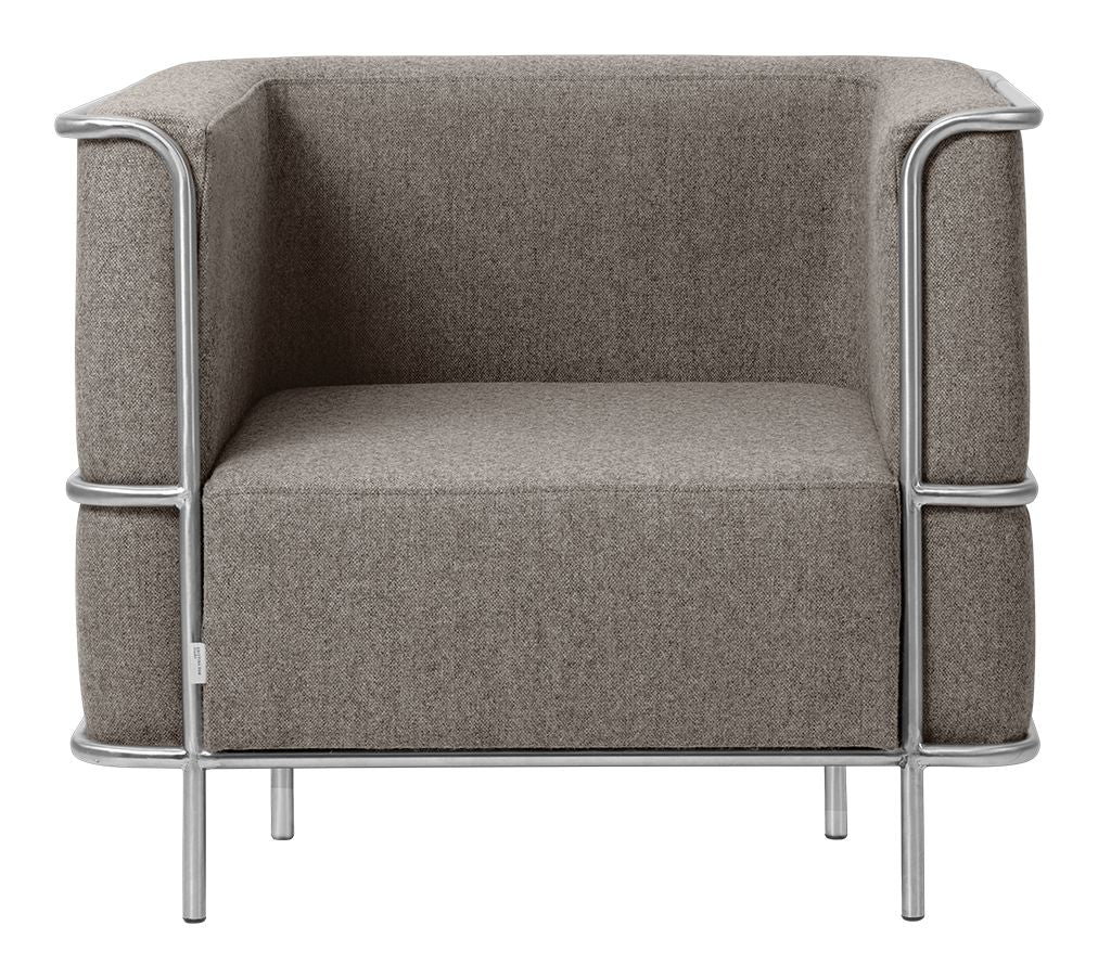 Modernist Loungestol, Beige uld - Unoliving.com