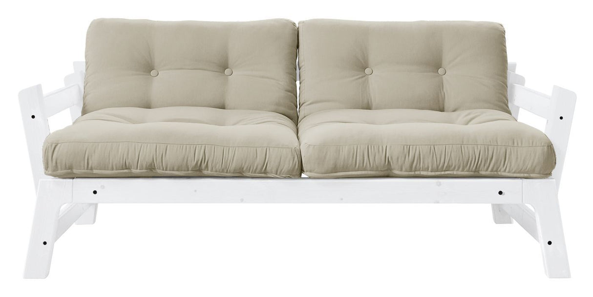 Step Sovesofa, Beige/Hvid - Unoliving.com