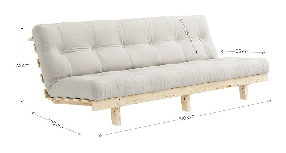 Lean Sovesofa, Brun fløjl - Unoliving.com