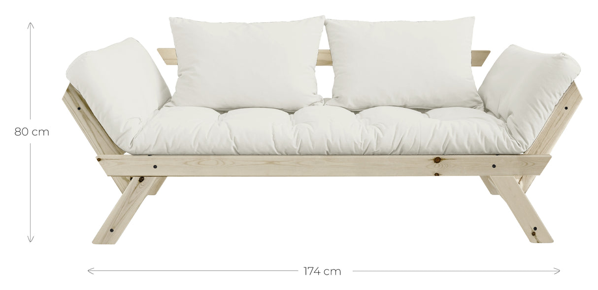 Bebop Sovesofa, Linen/Natur - Unoliving.com