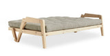 GRAB Sovesofa 130x200, Natur/Linen - Unoliving.com