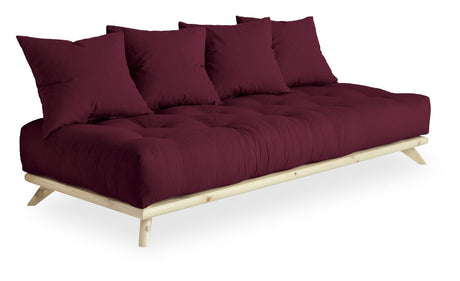 Senza Daybed, Bordeaux/Natur - Unoliving.com