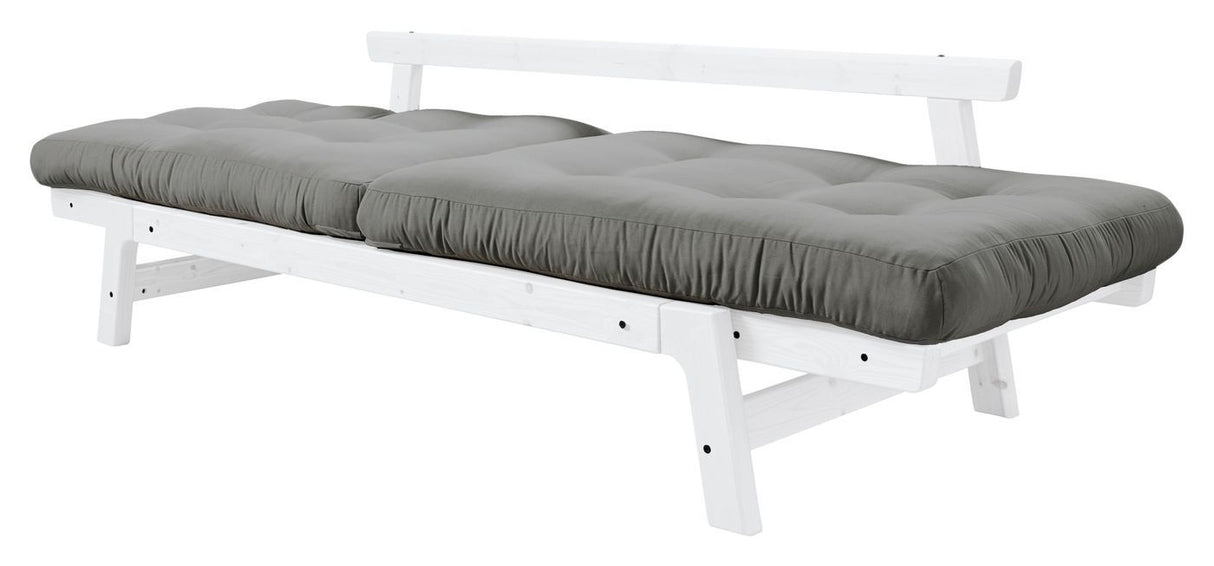 Step Sovesofa, Grey/Hvid - Unoliving.com