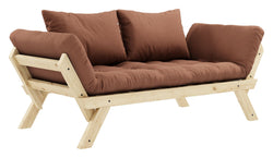 Bebop Sovesofa, Fyrretræ/Ler brun - Unoliving.com