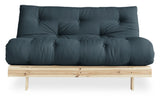 Roots 140 Sovesofa, Petroleum Blue/Natur - Unoliving.com