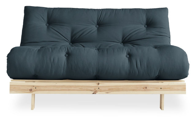 Roots 140 Sovesofa, Petroleum Blue/Natur - Unoliving.com