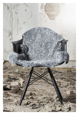 Premium kort krøllet Lammeskind fra NZ 115 - Light Grey snowtop - Unoliving.com