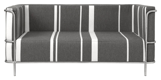 Modernist 2-pers. Sofa, Grå - Unoliving.com