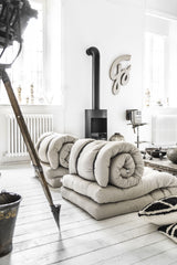 Buckle-Up Futon Stol, Linen - Unoliving.com