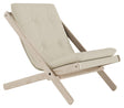 Boogie Loungestol, Beige/Natur - Unoliving.com