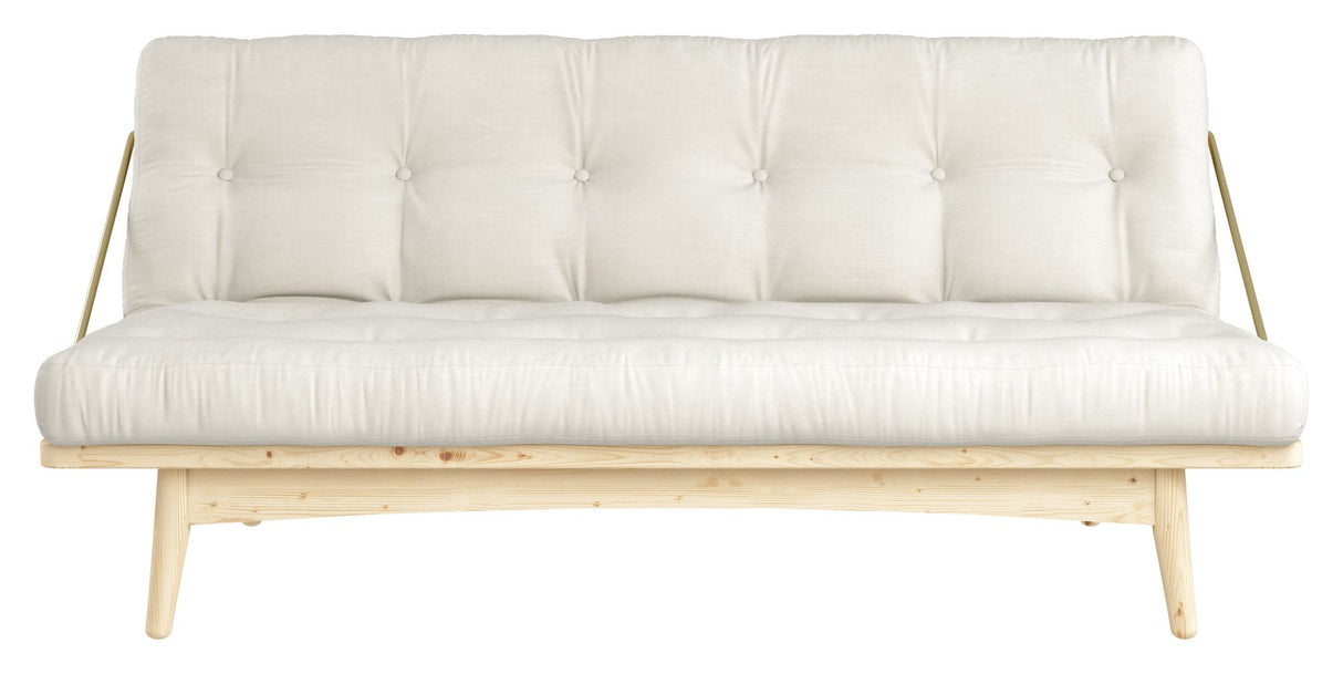 Folk Sovesofa, Fyrretræ/Offwhite - Unoliving.com