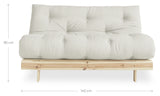 Roots 140 Sovesofa, Fyrretræ/Offwhite - Unoliving.com