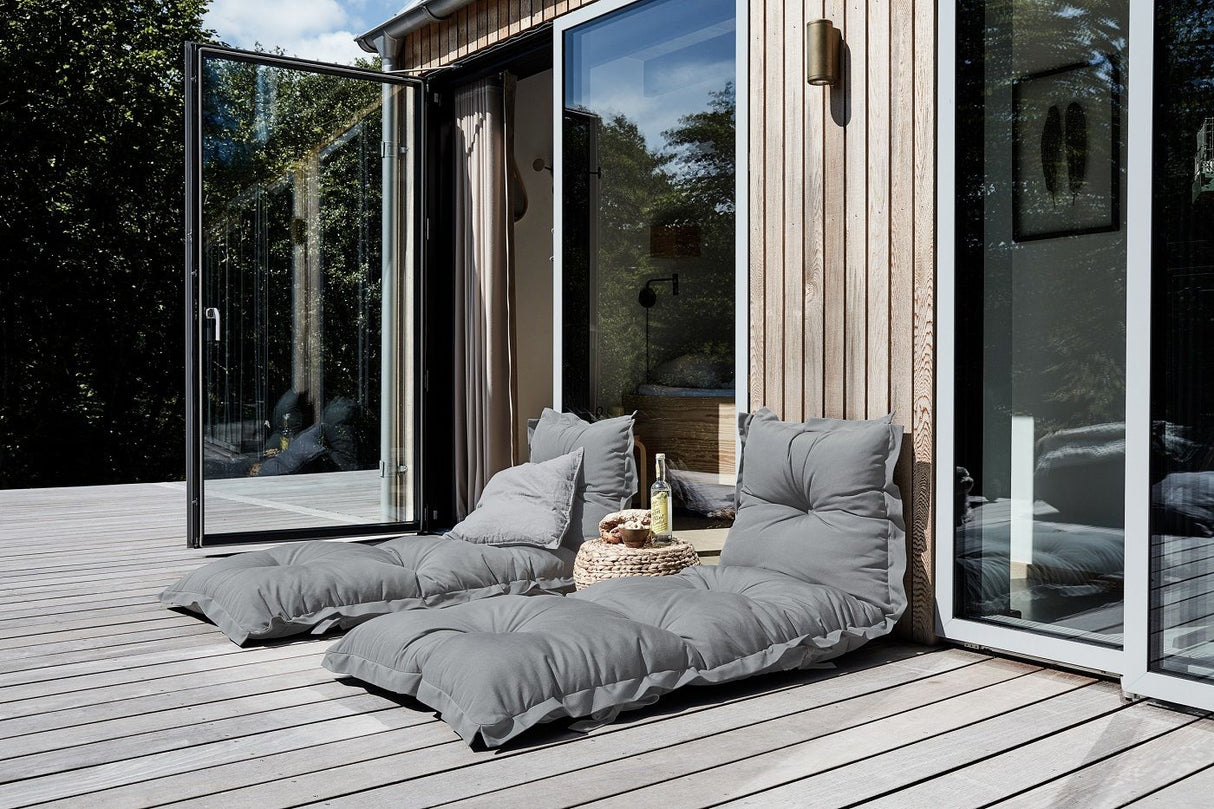 Sit&Sleep Out Futonmadras/stol, Mørk Grey - Unoliving.com