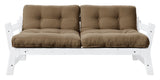 Step Sovesofa, Mocca/Hvid - Unoliving.com