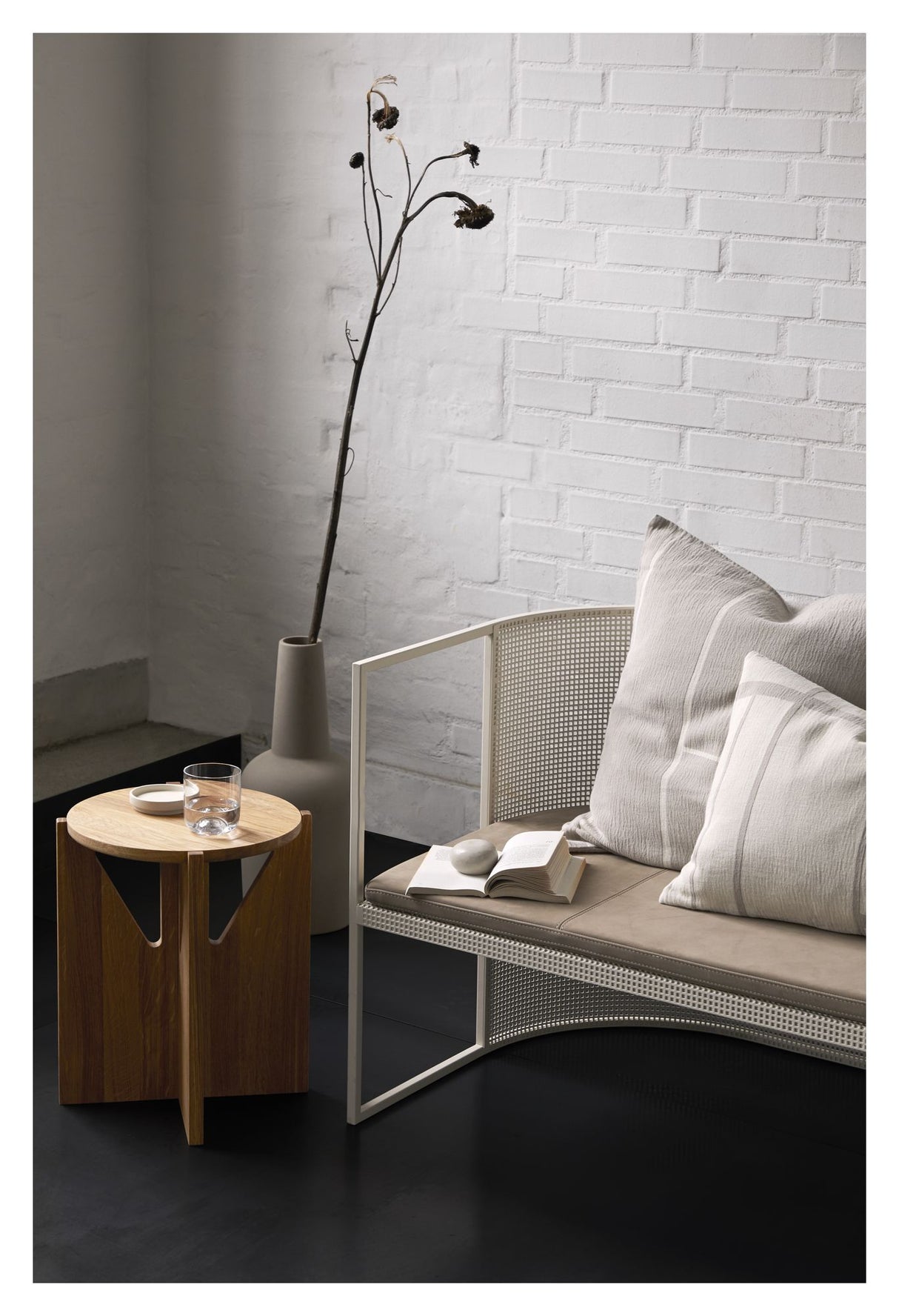 Simple Stool Skammel, Olieret eg, Ø36 - Unoliving.com