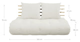 Shin Sano Futon Sofa, Beige/Natur - Unoliving.com