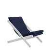 Boogie Loungestol, Navy/Hvid - Unoliving.com