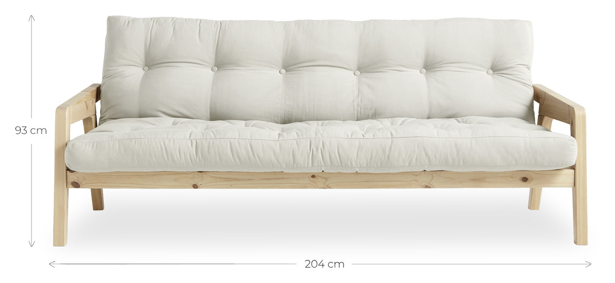 Grab Sovesofa, Fyrretræ/Navy - Unoliving.com