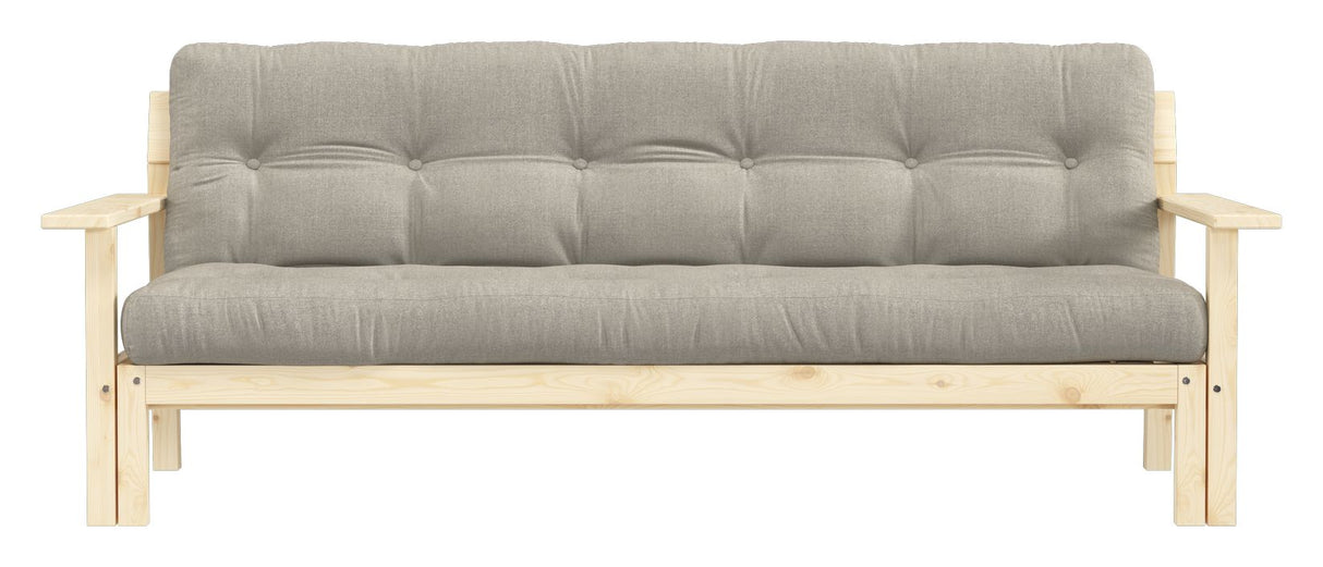 Unwind Sovesofa 190x100, Linen - Unoliving.com