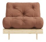 Roots 90 Sovesofa, Fyrretræ/Brun - Unoliving.com