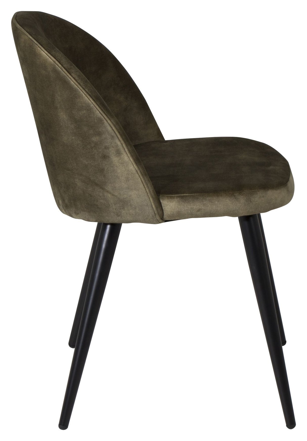 Velvet Spisebordsstol, Grøn Velour - Unoliving.com